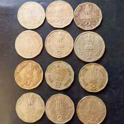 Alternative view of Republic India 12Different varieties Metal copper nickel Same and similar set are available