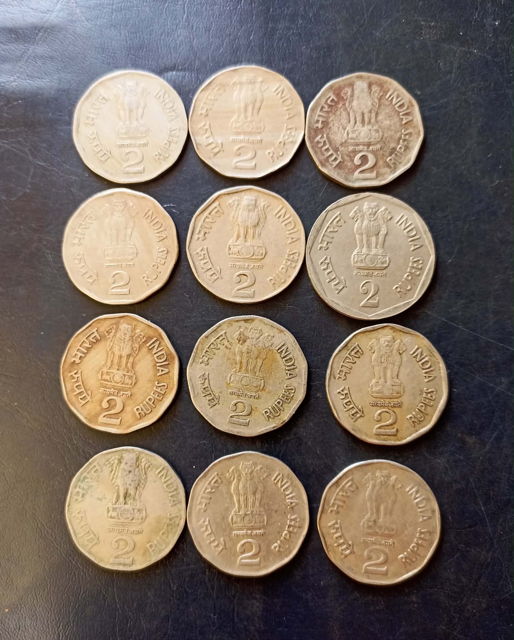 Republic India 12Different varieties Metal copper nickel Same and similar set are available - Image 2