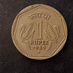 Republic India Denominaton 1₹ Nodia mint Metal copper nickel Same and similar piece available