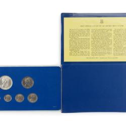 Alternative view of BRITISH VIRGIN ISLAND SPECIMEN COIN SET , 1973 RARE (6 COIN SET) MINTED AT FRANKLIN MINT
