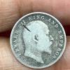 British-India 2 Annas 1908 - (Edward VII) Rare Silver Coin #E-264 - Image 2