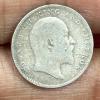 British-India 2 Annas 1907 - (Edward VII) Rare Silver Coin #E-268 - Image 2