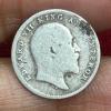 British-India 2 Annas 1904 (Edward VII) Rare Silver Coin #E-253 - Image 2
