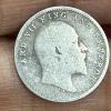 British-India 2 Annas 1905 (Edward VII) Rare Silver Coin #E-259 - Image 2