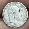 British-India 2 Annas 1906 (Edward VII) Rare Silver Coin #E-247 - Image 2