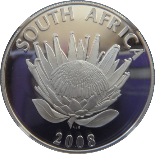Reproduction Coin - M K Gandhi South Africa Silver Plated Coin