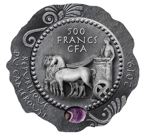 Reproduction Coin - 500 Francs CFA Cameroun Silver Plated Coin