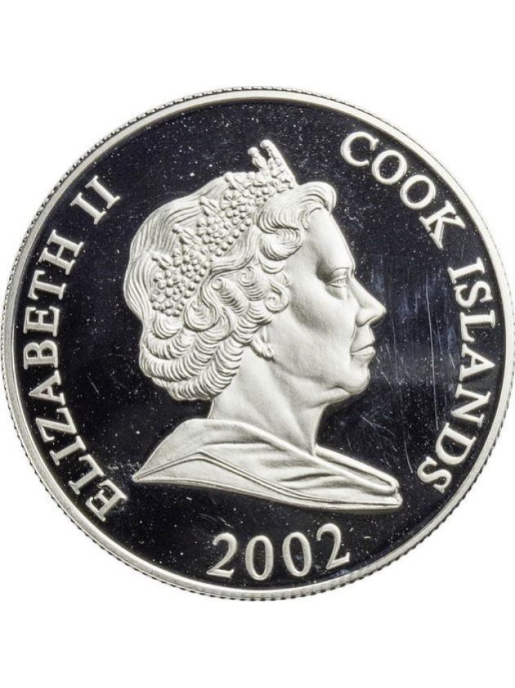 Reproduction Coin - Mother Teresa 5 Dollars Silver Plated Cook Islands Coin - Image 2