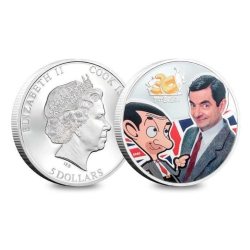 Reproduction Coin - MR Bean 30th Anniversary Coin 5$ Cook Islands 2020 Commemorative UNC Beautiful Coloured Rare Coin