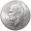 Old Copper-Nickel 1 Dollar of USA (AD 1976) Large "Eisenhower Dollar" United States 200th Anniversary of Independence Scarce - Image 2