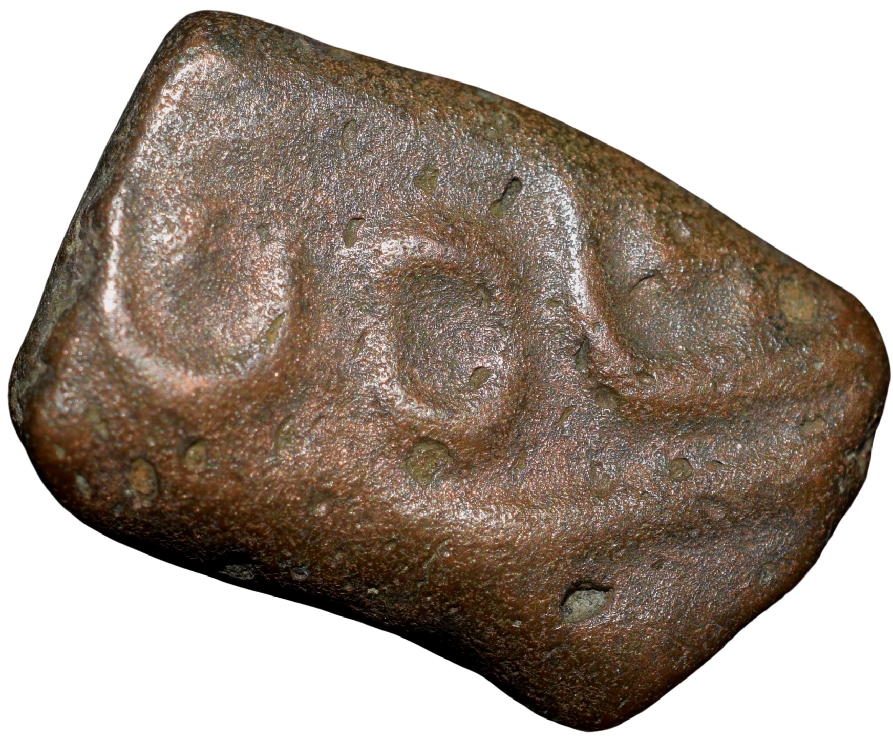 Copper Paisa of Maratha Confederacy INO Shah Alam II (AD 1834-1843) of Poona Mint with Date AH125x Rare