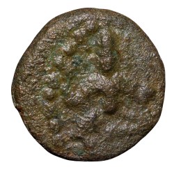 Copper Coin of Madurai Nayakas(1600-1700 AD) with Siva & Parvati Ty.5.93 Rare