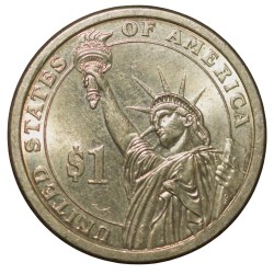 Brass 1 Dollar of United States of America (AD 2007) Commemorative Issue 'George Washington'