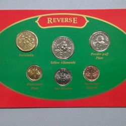 Alternative view of 1995 Singapore Uncirculated 6 Coin Set With Beautiful Folder Packaging