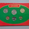 1995 Singapore Uncirculated 6 Coin Set With Beautiful Folder Packaging - Image 3