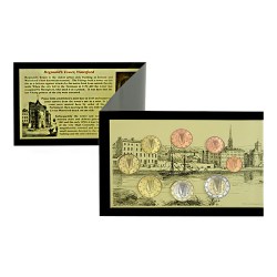 Alternative view of IRELAND EURO SERIES SET 2004 REGINALD'S TOWER WATERFORD RARE (8 COIN SET ) WITH BEAUTIFUL FOLDER