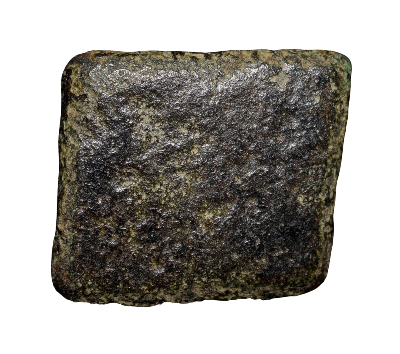 Copper Inscribed Punch-Marked of Damabhadra of Bhadra/Mitra Dynasty(2nd Cen. BC) of Vidarbha Region Rare - Image 2