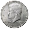 Copper-Nickel 1/2 Dollar of USA (AD 1972) with Portrait of John F. Kennedy
