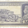 Postal Stamp of George VI 8 Annas Blue Colour - Royal Mail Lorry - Mint Un-Used Condition as per Image.