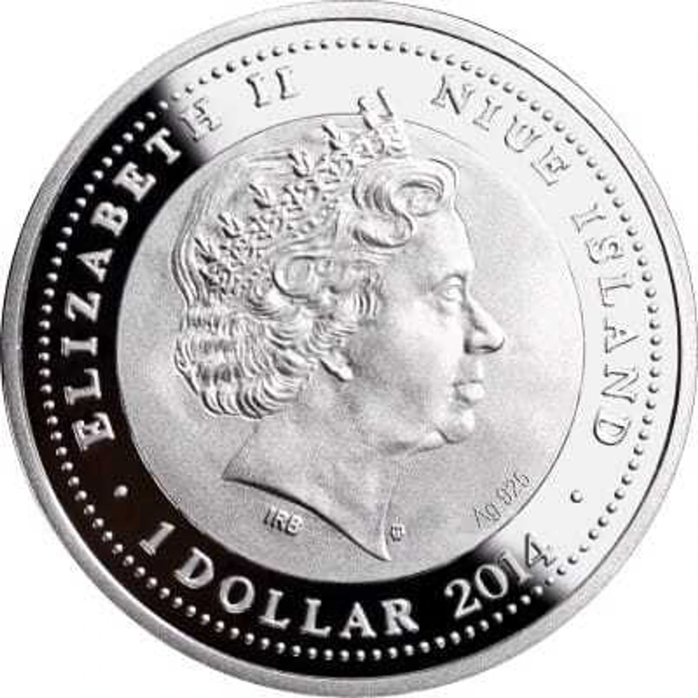 Reproduction Coin –Niue 1 Dollar 2014 (Year of the Horse) Silver Plated Commemorative UNC Coin