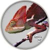 Reproduction Coin – Congo 1000 Francs CFA Chameleon Silver Plated Commemorative UNC Coin