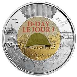 D Day 75th Anniversary UNC Canada Mint Coin Unique and Rare