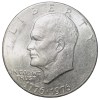 Old Copper-Nickel 1 Dollar of USA (AD 1976) Large "Eisenhower Dollar" United States 200th Anniversary of Independence Scarce - Image 2