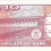 10 Taka of Bangladesh (AD 1982-1995) with Atia Mosque/Kaptai Dam Rare - Image 2