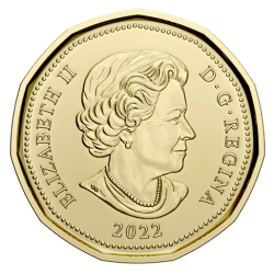 Alternative view of 2022 Canada Dollar 1 Loonie Oscar Peterson Colorised UNC Canada Mint Coin Unique and Rare