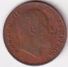 1/12 Anna 1910 King Edward VII Old British India Coin