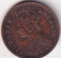 1/12 Anna 1897 Victoria Empress Old British India Coin