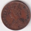 1/12 Anna 1894 Victoria Empress Old British India Coin - Image 2
