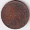 1/12 Anna 1901 Victoria Empress Old British India Coin - Image 2