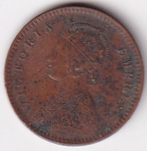 1/12 Anna 1901 Victoria Empress Old British India Coin