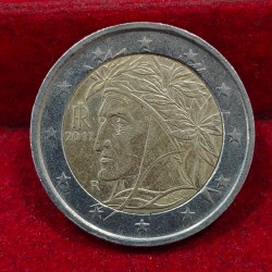 Italy 2 Euros 2011 Rare Bimetallic Rare Coin #E-297