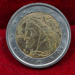 Italy 2 Euros 2003 Rare Bimetallic Rare Coin #E-298