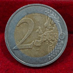 Alternative view of Luxembourg 2 Euros 2008 - Henri I Rare Bimetallic Rare Coin #E-300