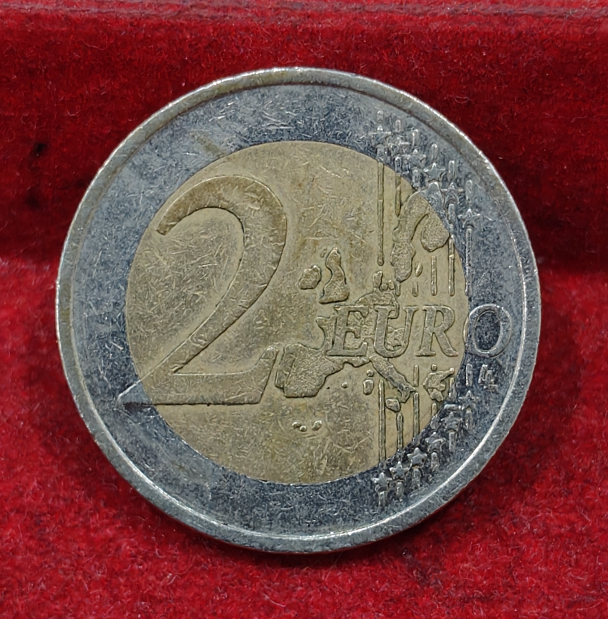 Netherlands 2 Euros 2001 - Beatrix Rare Bimetallic Rare Coin #E-302
