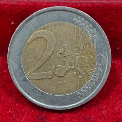 Alternative view of Spain 2 Euros 1999 - Juan Carlos I Rare Bimetallic Rare Coin #E-307