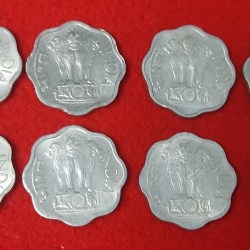 Alternative view of 2 PAISA LOT OF 8 COIN PRICE