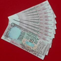 D-37 R.N. MALHOTRA STARTING 786 GEM UNC CONDITION RELEASED ON 1985 EACH NOTE PRICE