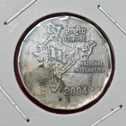 2 RUPEE 2004 CALCUTTA MINT COIN