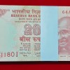 20 Rupee UNC Condition Packet 111801 to 111900