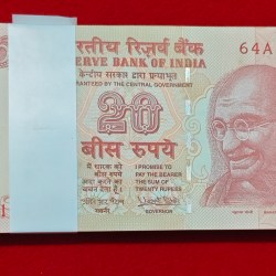 20 RUPEE UNC CONDITION PACKET 111201 TO 111300