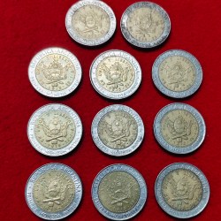 Alternative view of ARGENTINA UN PESOS COIN EACH COIN ORICE 140