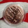Rare Rare Rare Offical 1/4 Euro Artistic Gymnastics Olympic Games Paris 2024 Proof Coin - Image 3