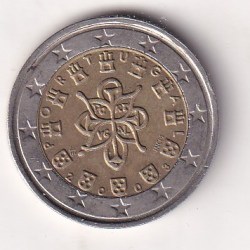 Portugal 1 Euro 2003 Rare Bimetallic Commemorative Coin #E-338