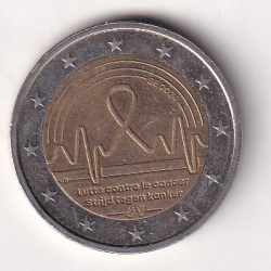 Belgium 2 Euros 2024 - Philippe Cancer Rare Bimetallic Commemorative Coin #E-339
