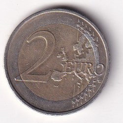 Alternative view of France 2 Euros (2008) Rare Bimetallic Commemorative Coin#E-353