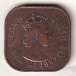 Malaya and British Borneo 1 Cent (Elizabeth II) 1961 Rare Unc Coin#E-358